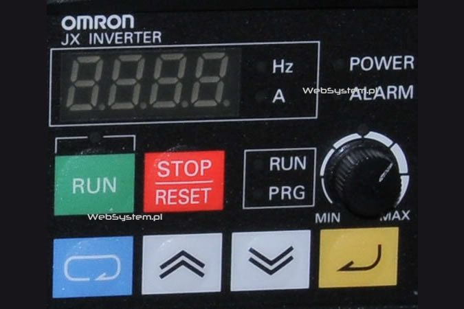 Falownik Omron serii JX moc 0,4kW/230V-3G3JX-AB004-EF