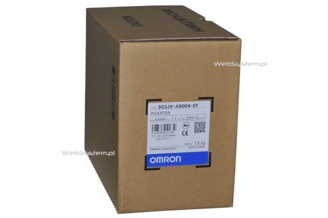 Falownik Omron serii JX moc 0,4kW/230V-3G3JX-AB004-EF