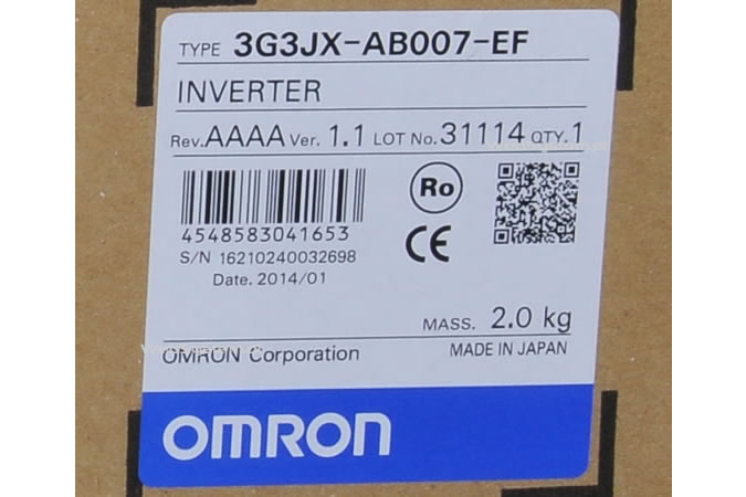 Falownik Omron serii JX moc 0,75kW/230V-3G3JX-AB007-EF