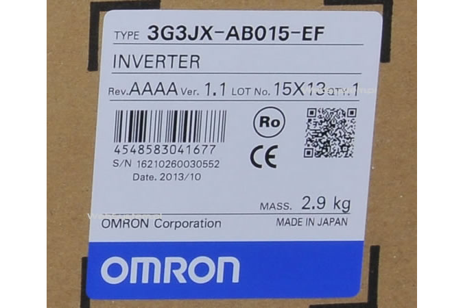 Falownik Omron serii JX moc 1,5kW/230V-3G3JX-AB015-EF