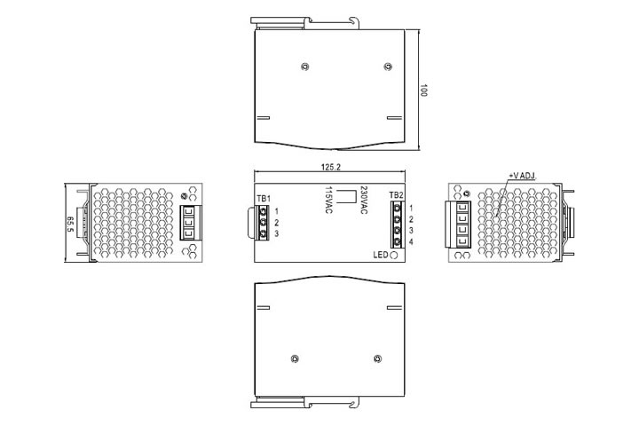 Zasilacz 24 VDC 5,0A-120W DR-120-24