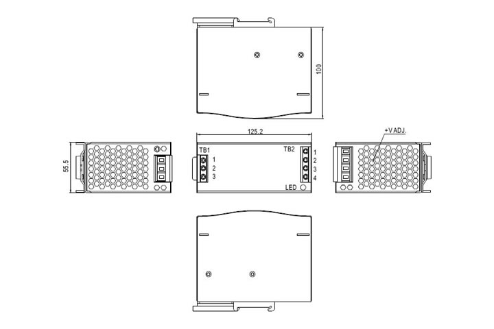 Zasilacz 24 VDC 3,2A-76W DR-75-24