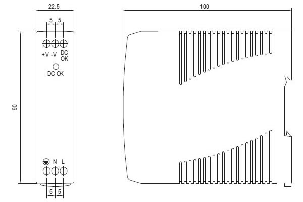 Zasilacz 24 VDC 0,42A-10W MDR-10-24